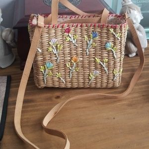 Straw Clutch Purse